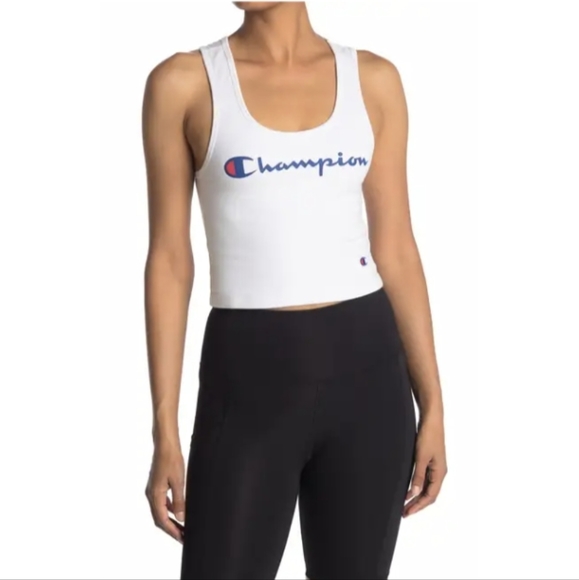 Champion Tops - Champion white authentic crop sleeveless top NWT